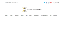 Tablet Screenshot of golfdeluxe.com